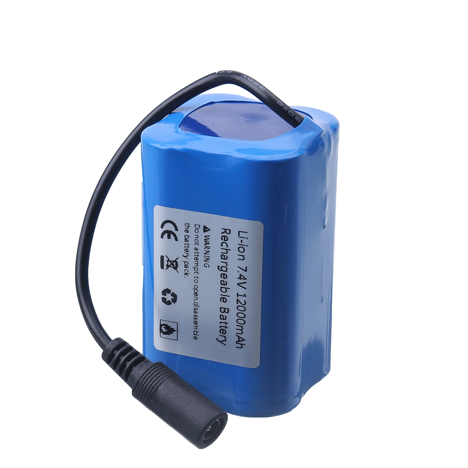 7.4V 12000Mah 5200Mah Battery 3To1 Line ChargerFor T188 T888 2011-5 V007 C18 H18 So on Remote Control RC Fishing Bait Boat Parts