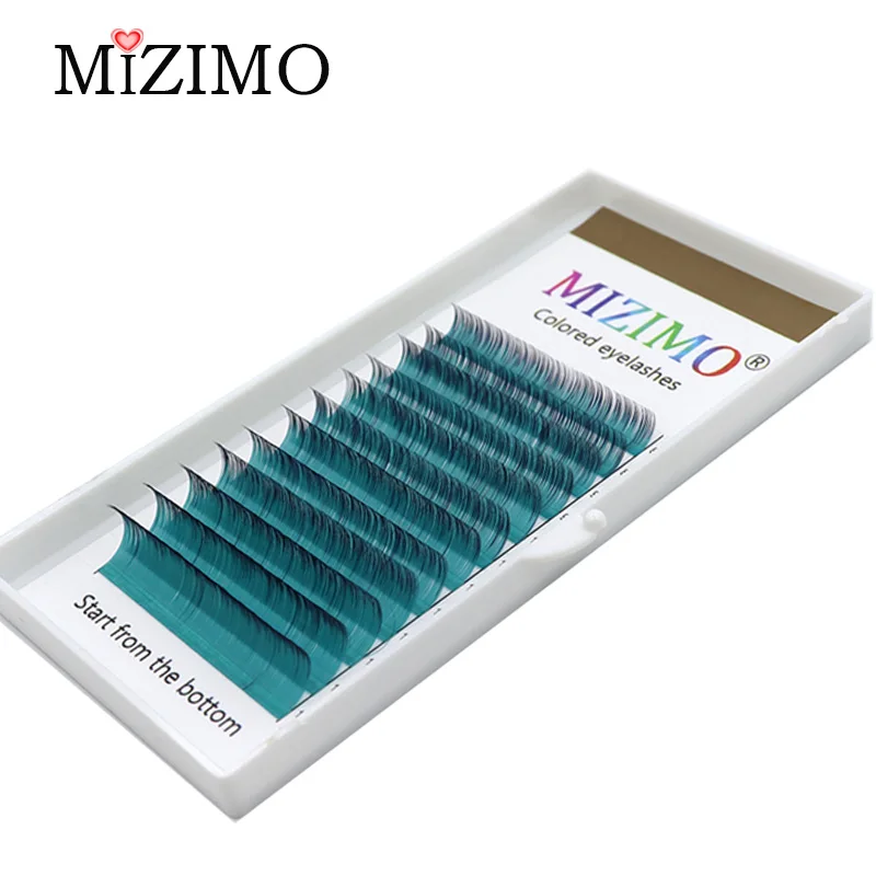 Color Close-packed Single Mixed Length Single Artificial Grafting Eyelash Naturally Extends 0.07/0.1 C/D Eye Makeup 8-15mm.