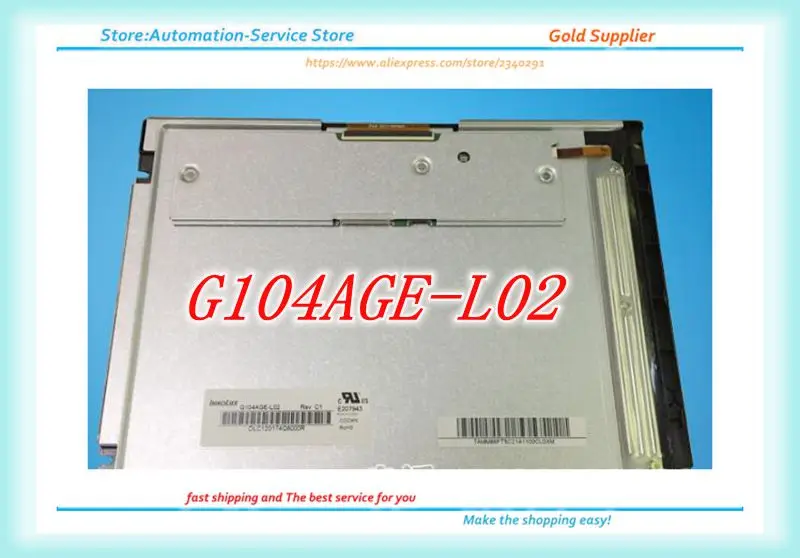 

G104AGE-L02 G104AGE L02 10.4 Inchs Panel Screen LCD Display Panel