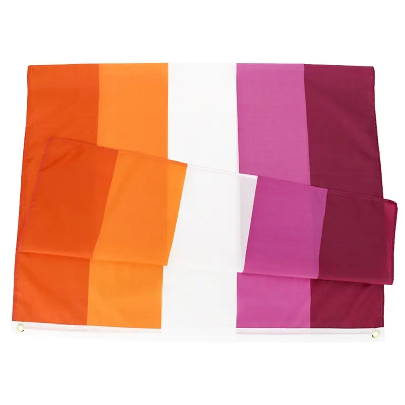 1PC 90x150cm sunset Lesbian Pride Flag Flag banner