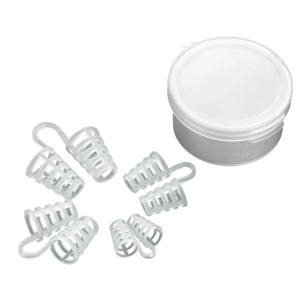 4 teile/schachtel Anti-Snore Werkzeug Stop Schnarchen Nase Vent Silikon Komfortable Besser Nase Atem Nasen Dilatatoren Anti-Schnarchen