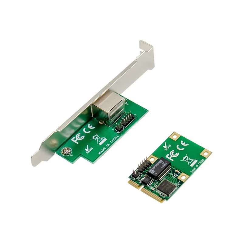 mini PCIe to Single port RJ45 Gigabit Ethernet NIC Network Card Mini PCIE Gigabit RJ45 LAN server network card 1000M to mpcie