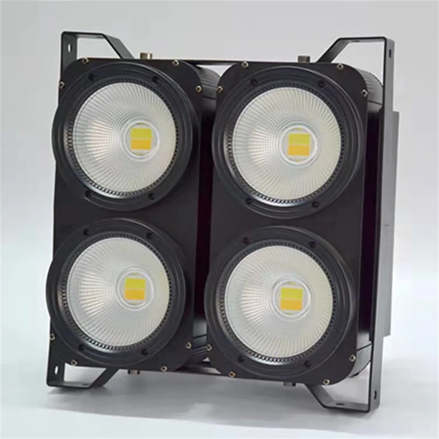 Professional Disco Lighting Matrix Light 4eyes 100W COB LED Stage Blinder audience Light cool white and warm white 4eyes 4x100w