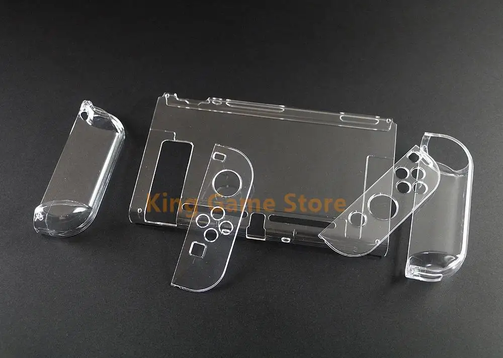 1set Plastic Transparent Clear Crystal Protective Case Cover For Nintend Switch NS NX Console Crystal Shell Cover