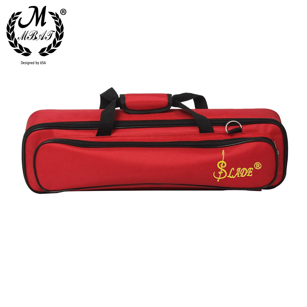 M MBAT Flöte Gig Bag Wasserdichte Oxford Tuch Fall Box Flöte Portable Storage Tasche Bläser Musical Instrument Teile Zubehör