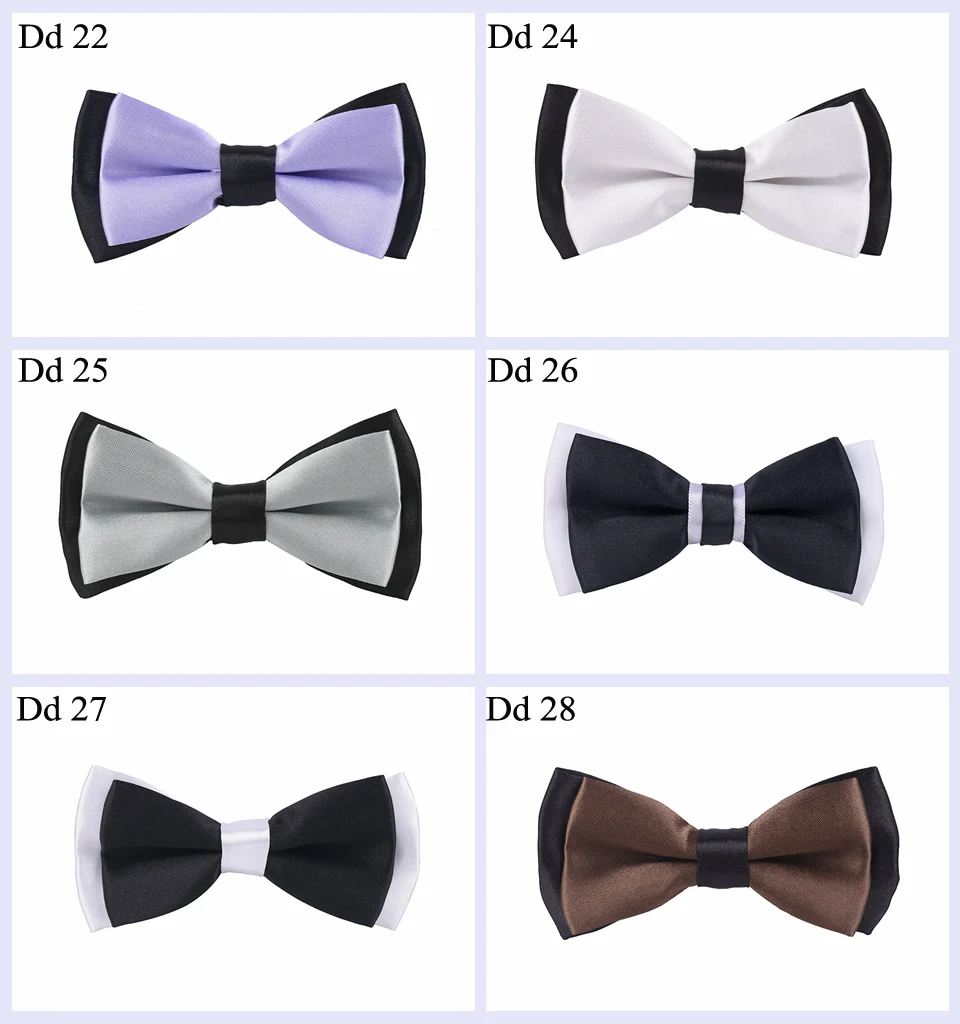 Elegante Baby-Fliege für Jungen und Mädchen, Modische Einfarbige Fliege für Kunstausstellungen, Partys, Geschenke, Baby Schwarz Blau Hochzeit Farbblockierung – Detail 9
