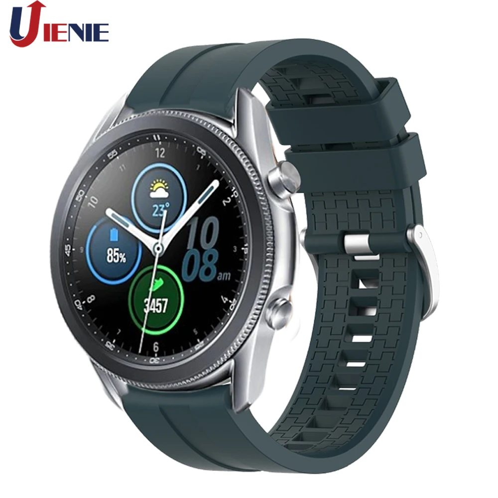 حزام ساعة من السيليكون لساعة سامسونج جالاكسي 3 45 ملم/ جير S3 /46 ملم سوار رياضي بديل معصمه كوريا