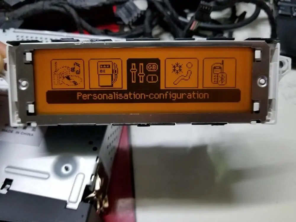 Good Yellow Screen 5 Menu USB Bluetooth Display Monitor 12pin for Peugeot 307 207 408 citroen C4 C5