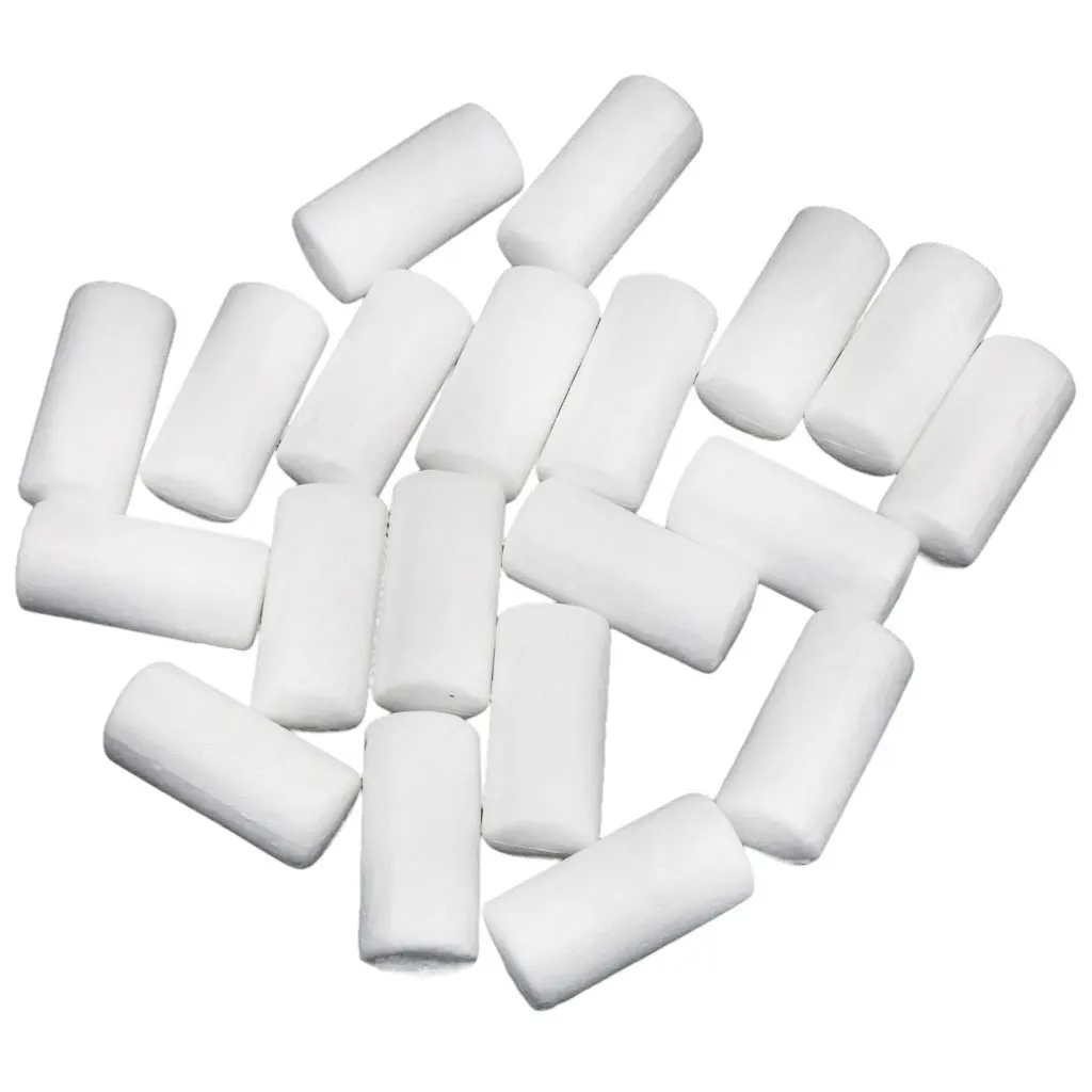 20pcs White Modelling Craft Polystyrene Foam Cylinder Pillar 88mm