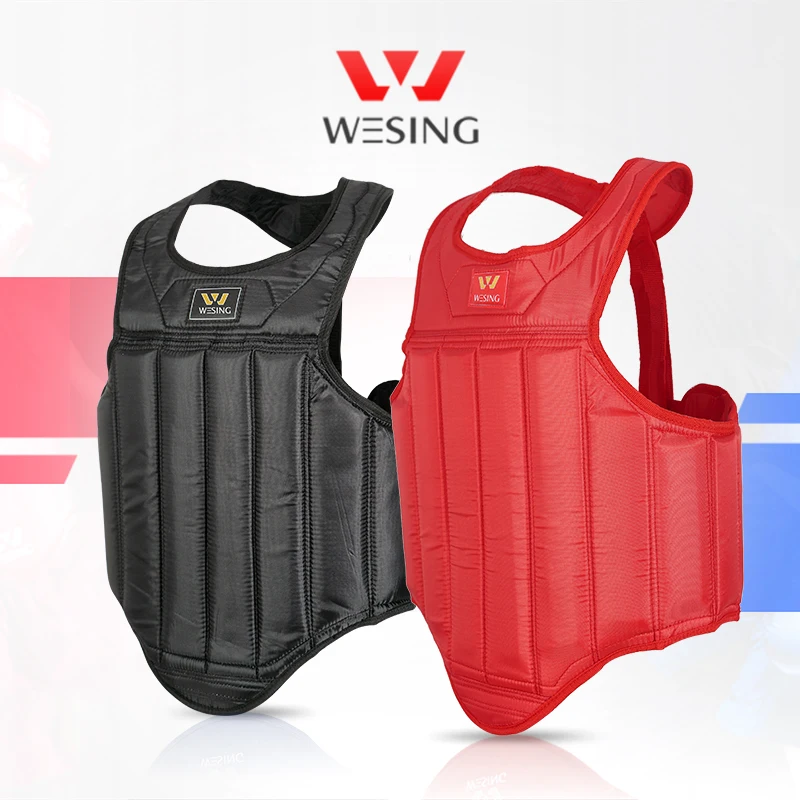 Wesing Sanda Martial Arts Chest Guard Boxing Chest Guards MMA Muay Thai Chest Protectors