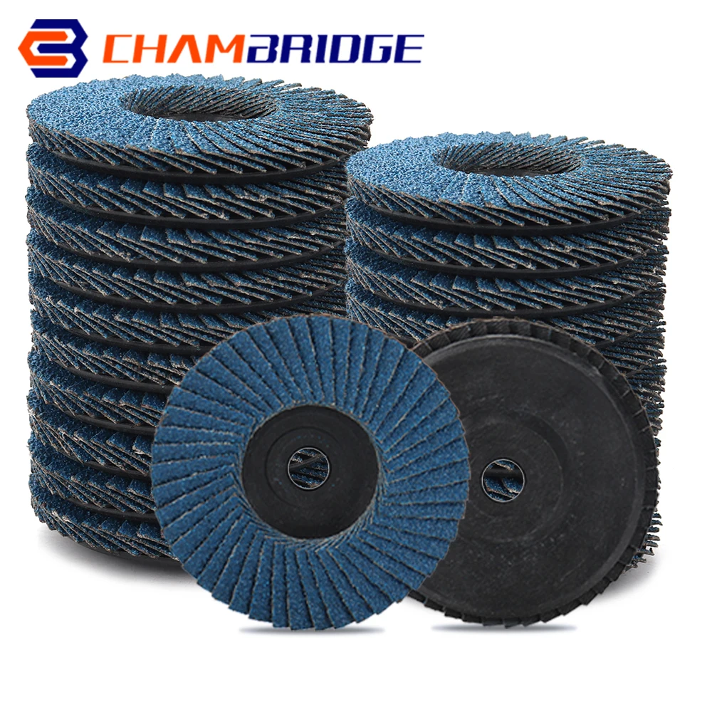 3 Inch Flat Flap Discs Grit 60 Sanding Discs Abrasive Flap Grinding Wheels Blades Wood Cutting for Angle Grinder 1/2/5/10/15Pcs