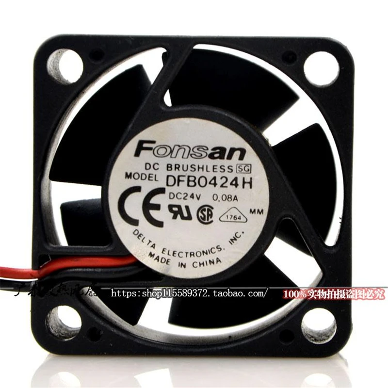 

Новый оригинальный 4020 4cm DC24V 0.08A DFB0424H Частотный преобразователь промышленный компьютерный охлаждающий вентилятор