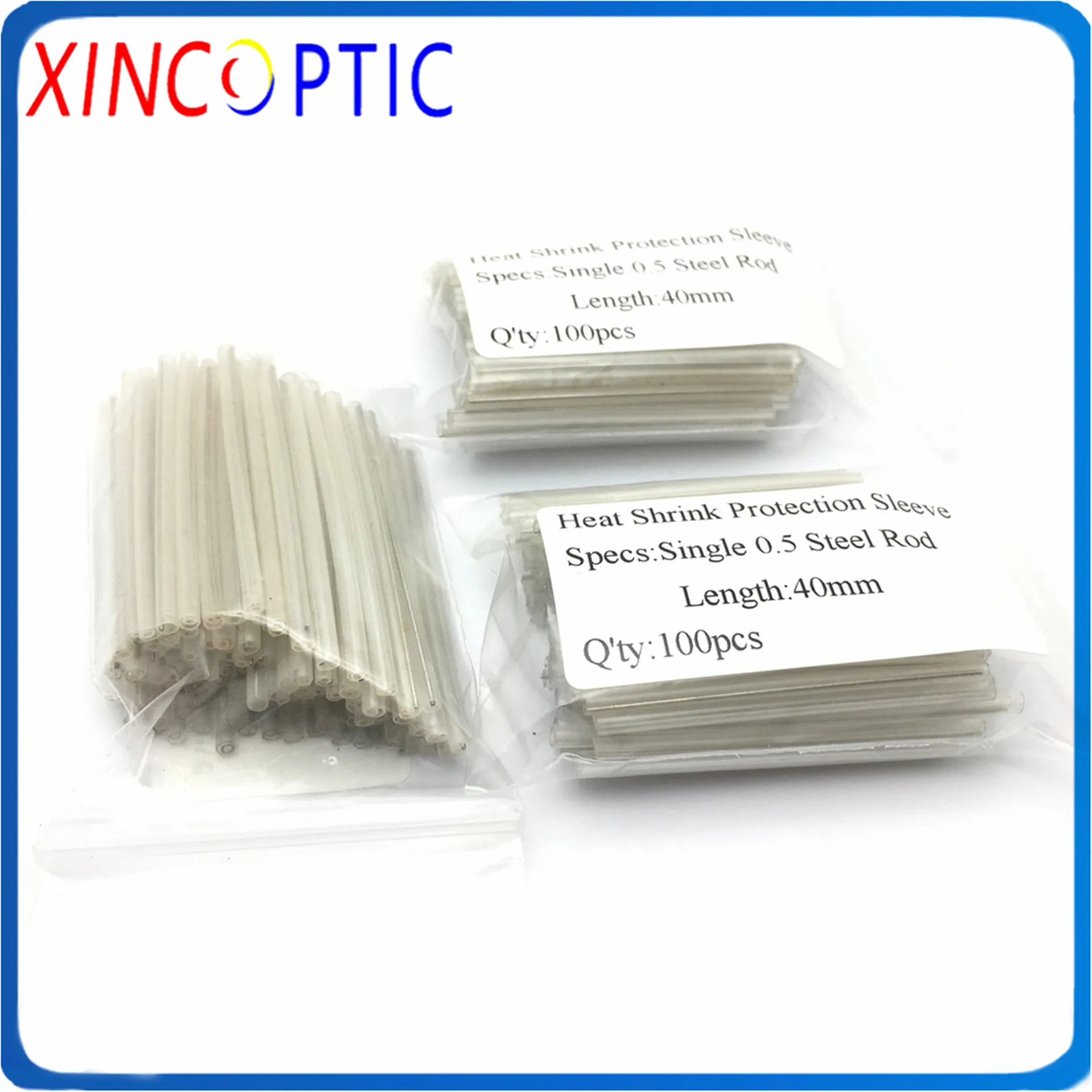 Imagem -06 - Único Núcleo de Rod Splice Fibra Heat Shrink Protetor 0.5x40 mm 30 mm 25 mm 1000 Pcs Aço Inoxidável