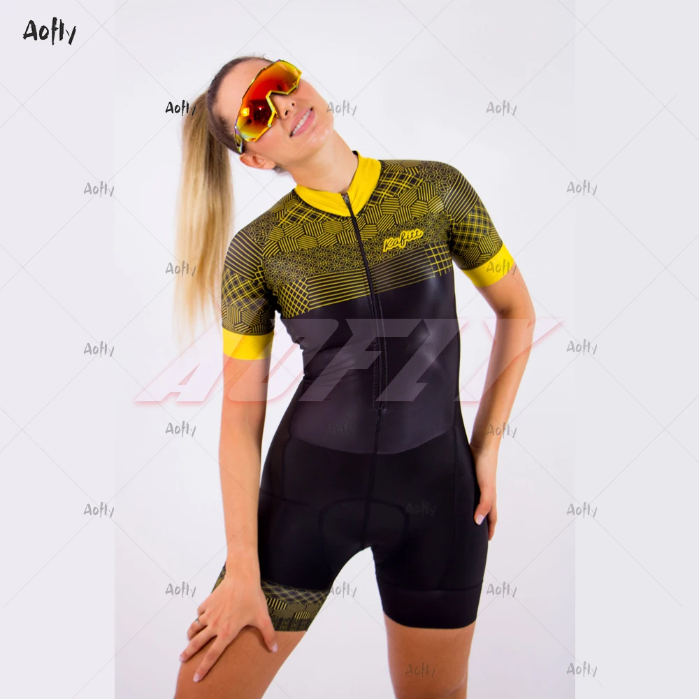 

2020 Women's Kafitt Triathlon Short Cycling Jersey Sets Skinsuit Maillot Ropa Ciclismo Bicycle Clothing Go pro Jumpsuit kits