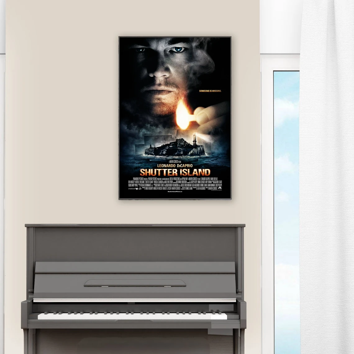 Shutter Island Movie Poster Art Print Canvas Painting Wall Pictures Living Room Home Decor (No Frame)