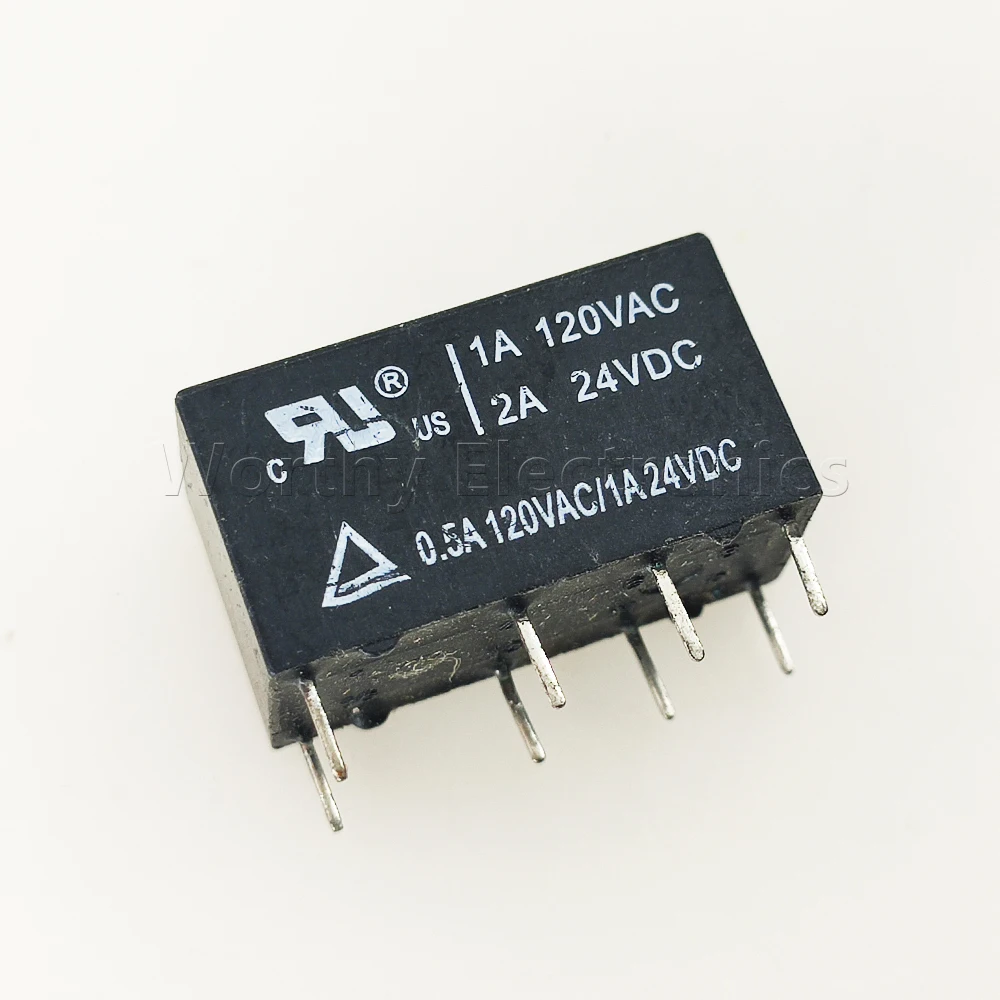 Free shipping  10pcs/lot   HJR 1-2C L-12V 1A 8-pin 12V relay DIP8