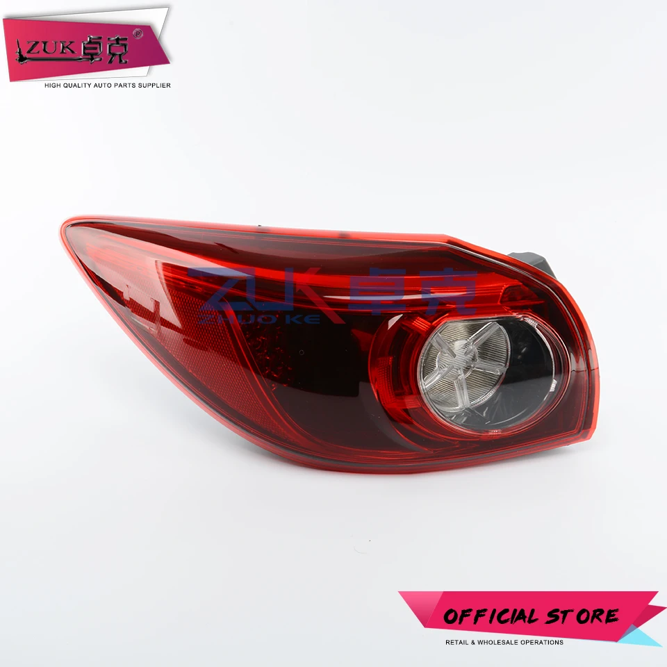 ZUK Car LED Rear Bumper Tail Light Trunk Lid Brake Stop Lamp Taillight Taillamp For Mazda 3 Axela 2017 2018 2019 Hatchback Model