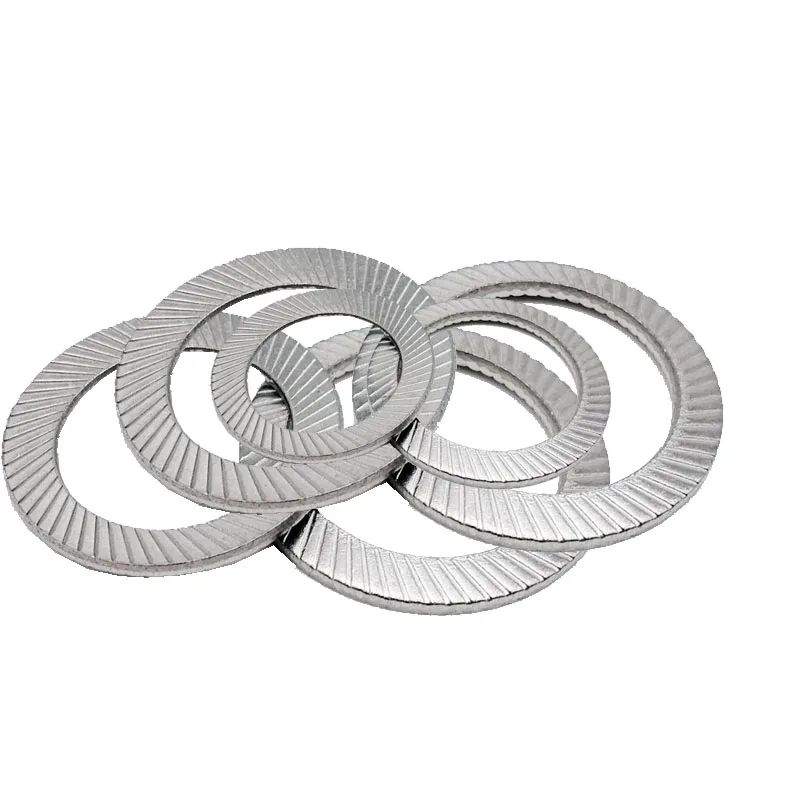 Locking Washer Printing Oblique Washers Lock Washers Lock Washers WIth Double Faced Printing 304 Stainless Steel  DIN9250