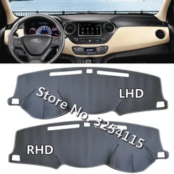 PU Leather Dashmat Suede Dashboard Cover Pad Dash Mat Carpet Car Styling For Hyundai Grand i10 Xcent IA BA 2013 2015 2016 2017