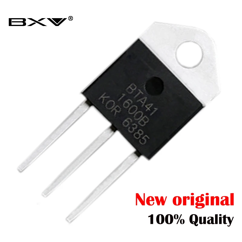 5PCS BTA41-600B BTA41-600 Triac 600V 40A Free shiping BTA41600B BTA41600 BTA41 TO-3P 40A IC