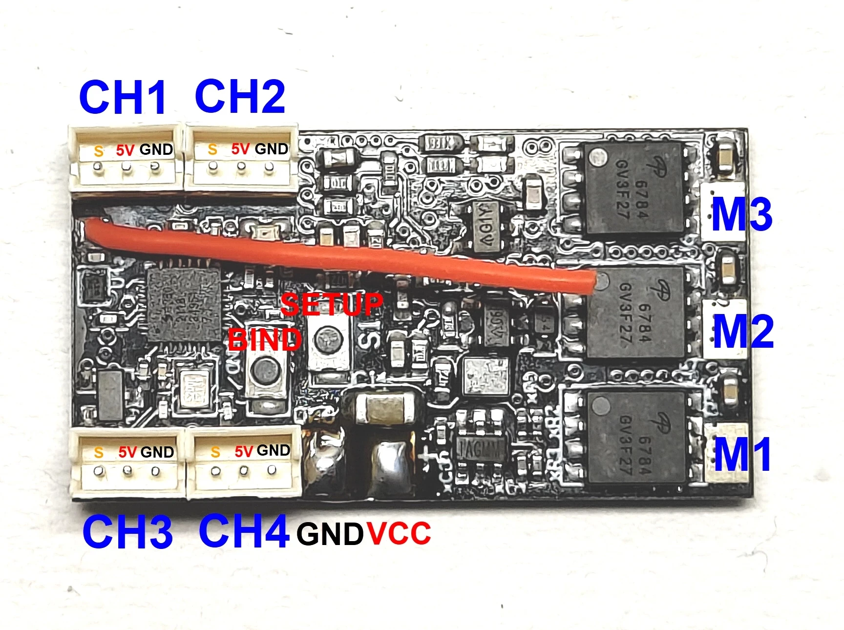 DasMikro NB4 Receiver Integrated PN 18A Micro Brushless ESC For RC Car