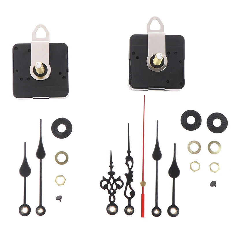 Clock Mechanism Silent Quartz Movement Wall Horloge Hands Set Clockwork Table Klok Long Shaft DIY Kit Watch Repair Parts