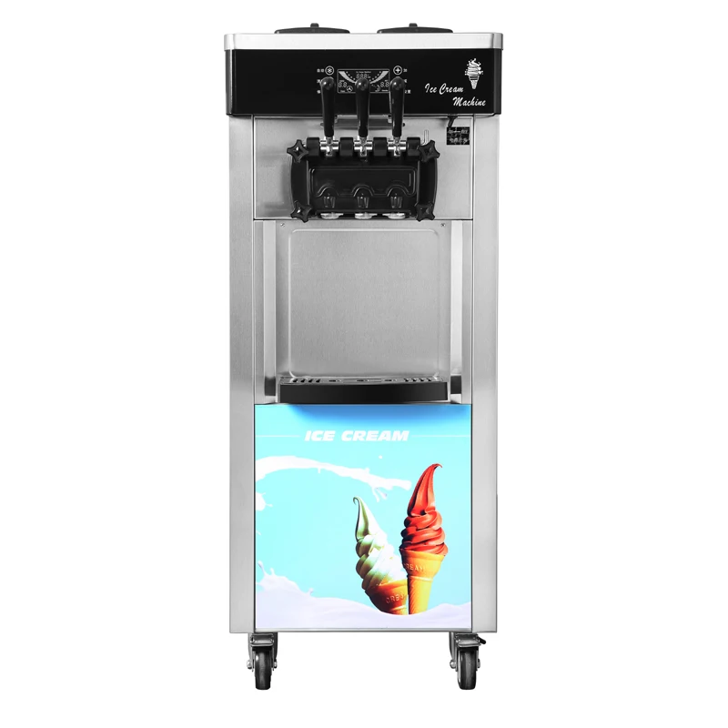 Commercial Ice Cream Sorbet Making Batch Freezer Gelato Machine Hard Ice Cream Machine