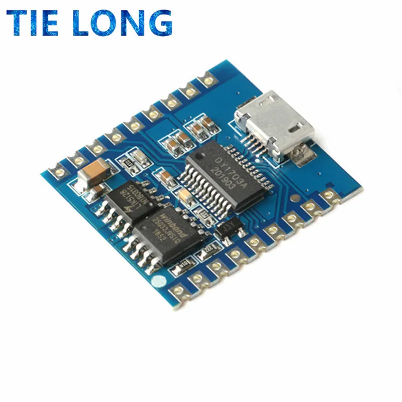 MP3 Player Module Voice Module 4MB Voice Playback IO Trigger Serial Port Control USB Download FLash DY-SV17F