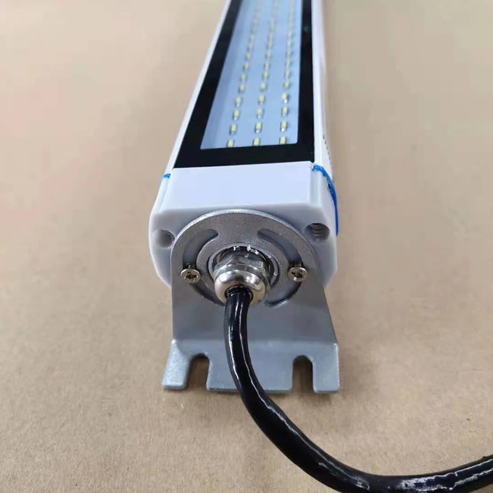 Lâmpada industrial led à prova d'água, à prova de óleo, à prova de poeira, oficina, lâmpadas cnc, 22-53cm, 110v, 220v, 24v, 36v, leds, máquina, ferramentas de trabalho, luzes