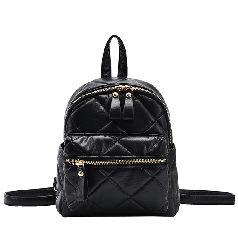 Fashion 3-in-1 Women Small Backpack Trendy Female Youth Street Backpacks Autumn Winter Ladies Multifunctional Purse Bag 2020 New