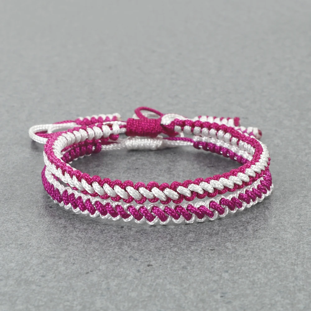 Hand Woven Rope Bracelets Sets Men Women Handmade Braided Lucky Knots Red String Bracelets Friendship Couple Charm Jewelry Gifts view 4