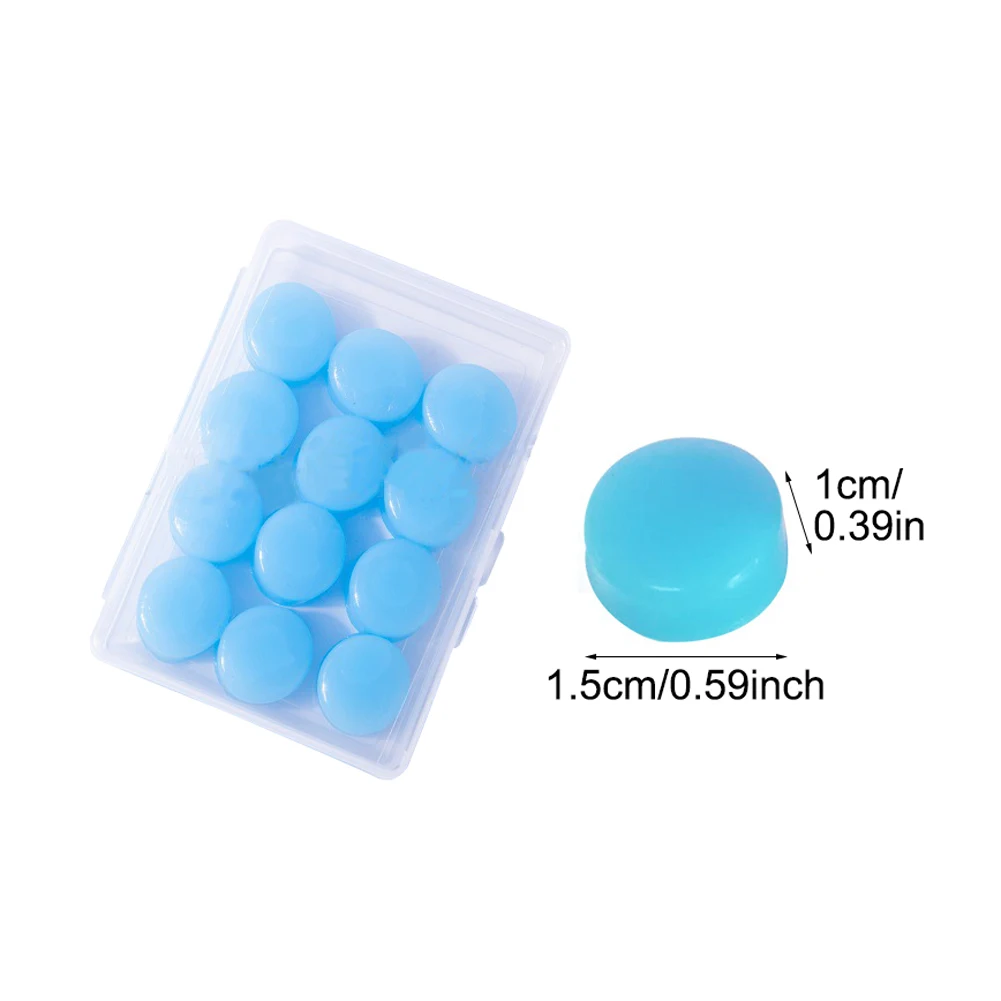 Tapón Protector de silicona suave para ronquidos, tapón reutilizable para los oídos, para dormir, nadar, reducción de ruido, portátil, trabajo, deportes acuáticos, 12 Uds.