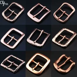 Solid Pure Copper Belt Buckle For Men Single Pin Belt Half Buckle Leather Belt Adjustmen bridle halter Harness adjustmentt DIY