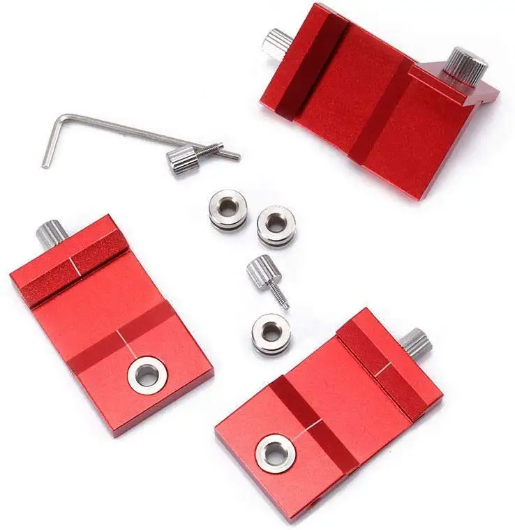 2022 lega di alluminio 5mm manicotto di guida per trapano Hardware per armadietto Jig cassetto Pull Jig perforazione del legno strumenti per sega a tazza per tasselli