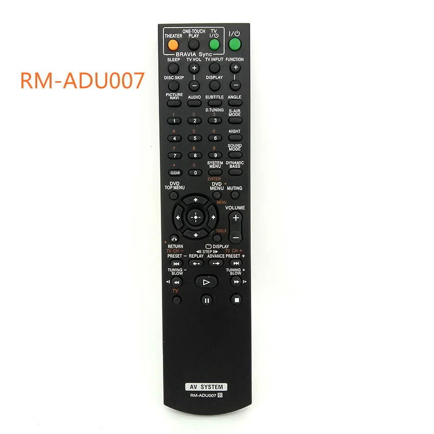 

NEW RM-ADU007 Replacement Remote control FOR SONY AV System for RM-ADU004 RM-ADU006 RM-ADU008 148057111 DAV-HDX475