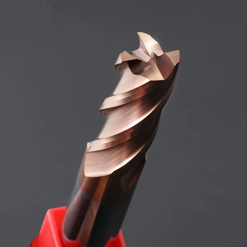 Imagem -02 - Tungsten Steel Milling Cutter End Mill Flauta Metal Cutter mm mm mm 10 mm 12 mm Liga Carbide Milling Tools Hrc55 1pc