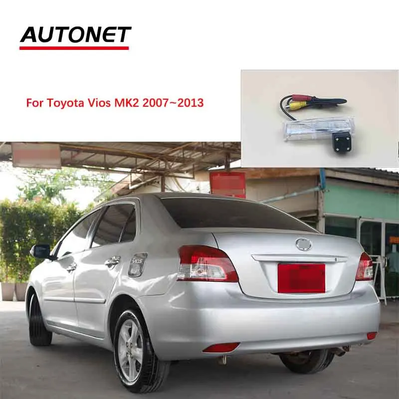 Autonet CVBS Rearview camera For Toyota Vios MK2 2007~2013 AHD Night view rear/license plate camera