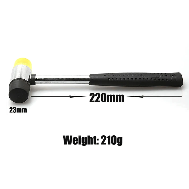 1 PCS Mini Hammers Alloy Hammer Beating Tool Leather Punch Tools Installation Rivet / Button / Snaps