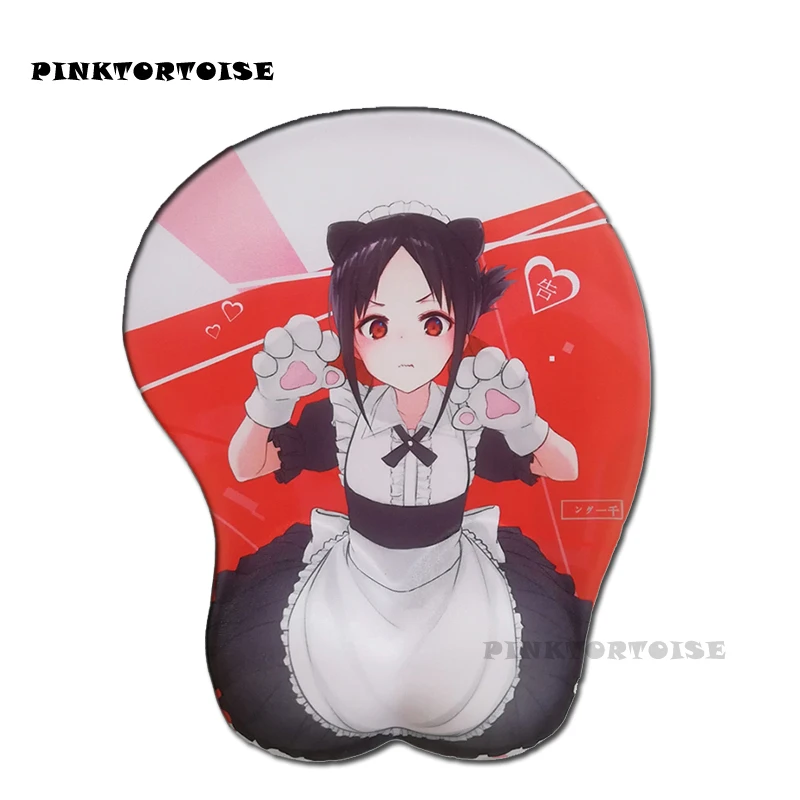 

Cute anime Shinomiya Kaguya Soft Silicon 3D Mouse Pad Kaguya-sama Love Is War Ergonomic Mouse Pad Gaming MousePad game playmat