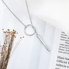 Vertical Name Bar Necklace #5