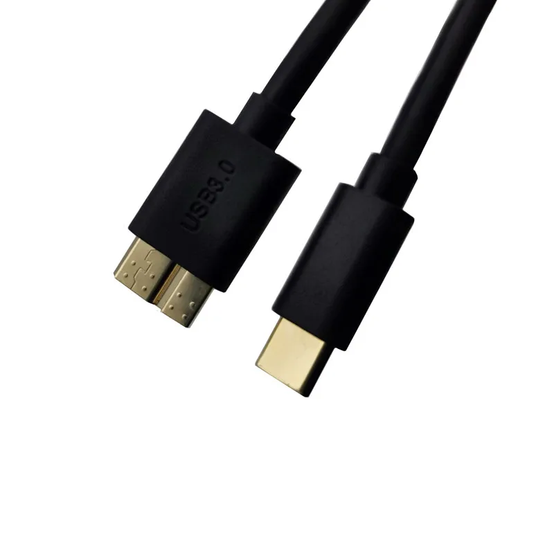 0.5M 1M 1.8M USB 3.1 Type-C to USB 3.0 Micro B Cable Male Connector Fast Data Sync Cord For Macbook External Hard Drive Disk PC