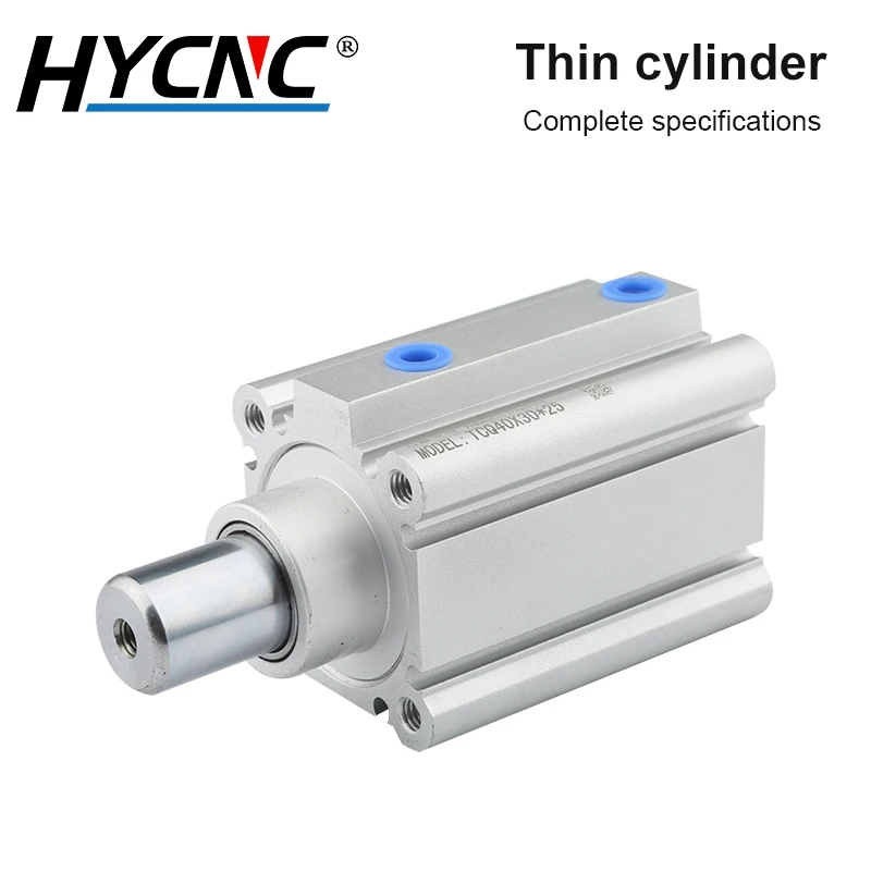 1pcs Pneumatic Thin Positioning Cylinder 3mm To 45mm Stroke Aluminum Alloy Telescopic Cylinder Pneumatic Components
