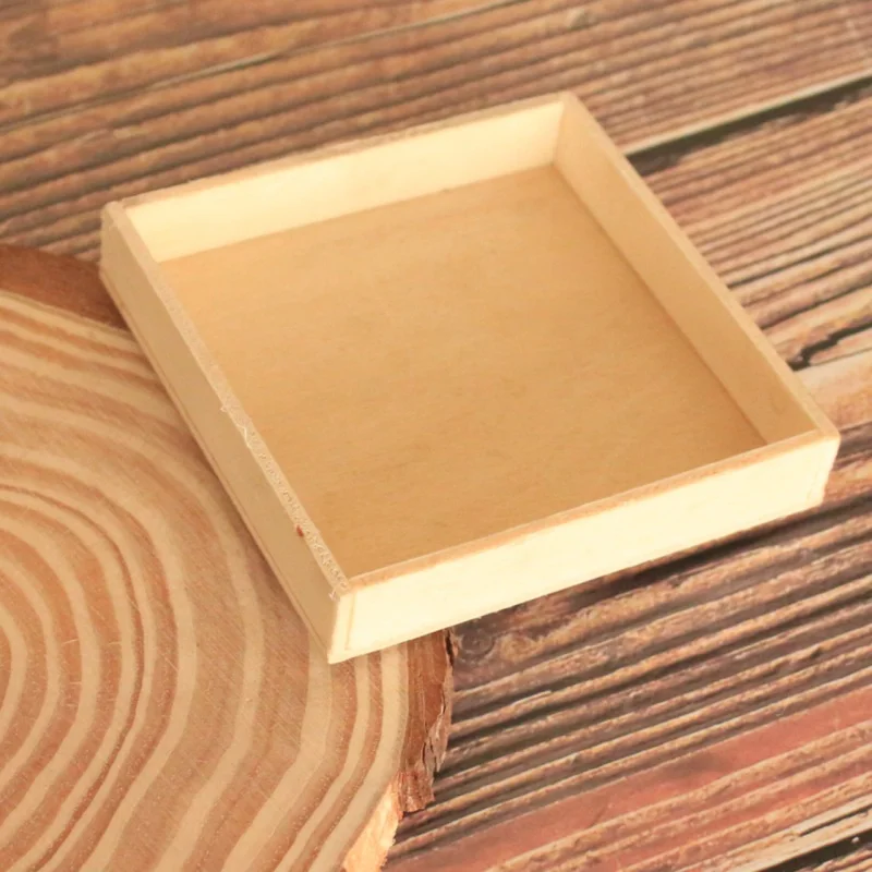 1/4/6/8 Grid Wood Color Box Handmade Wooden Box deas Household Wood Chips DIY Accessories Home Decorations #0