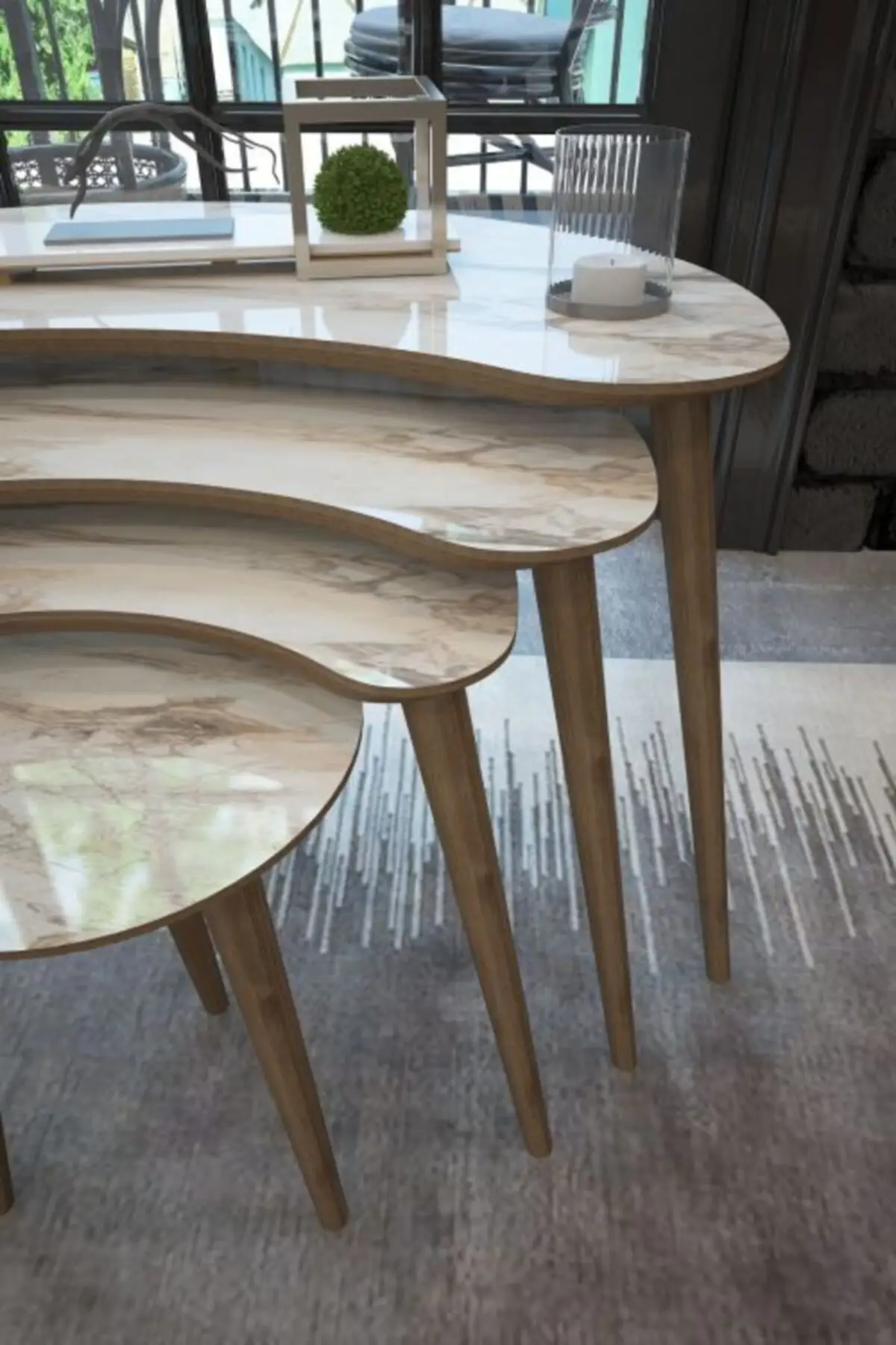 Crescent Quad Zigon Coffee Table Ephesus