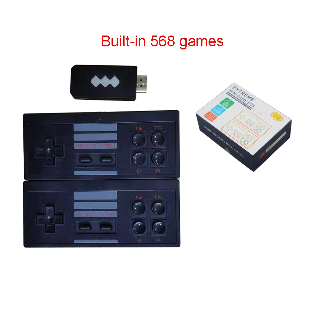 

HD TV for 8 bit game console Mini new game wireless controller home support TF card mini game console