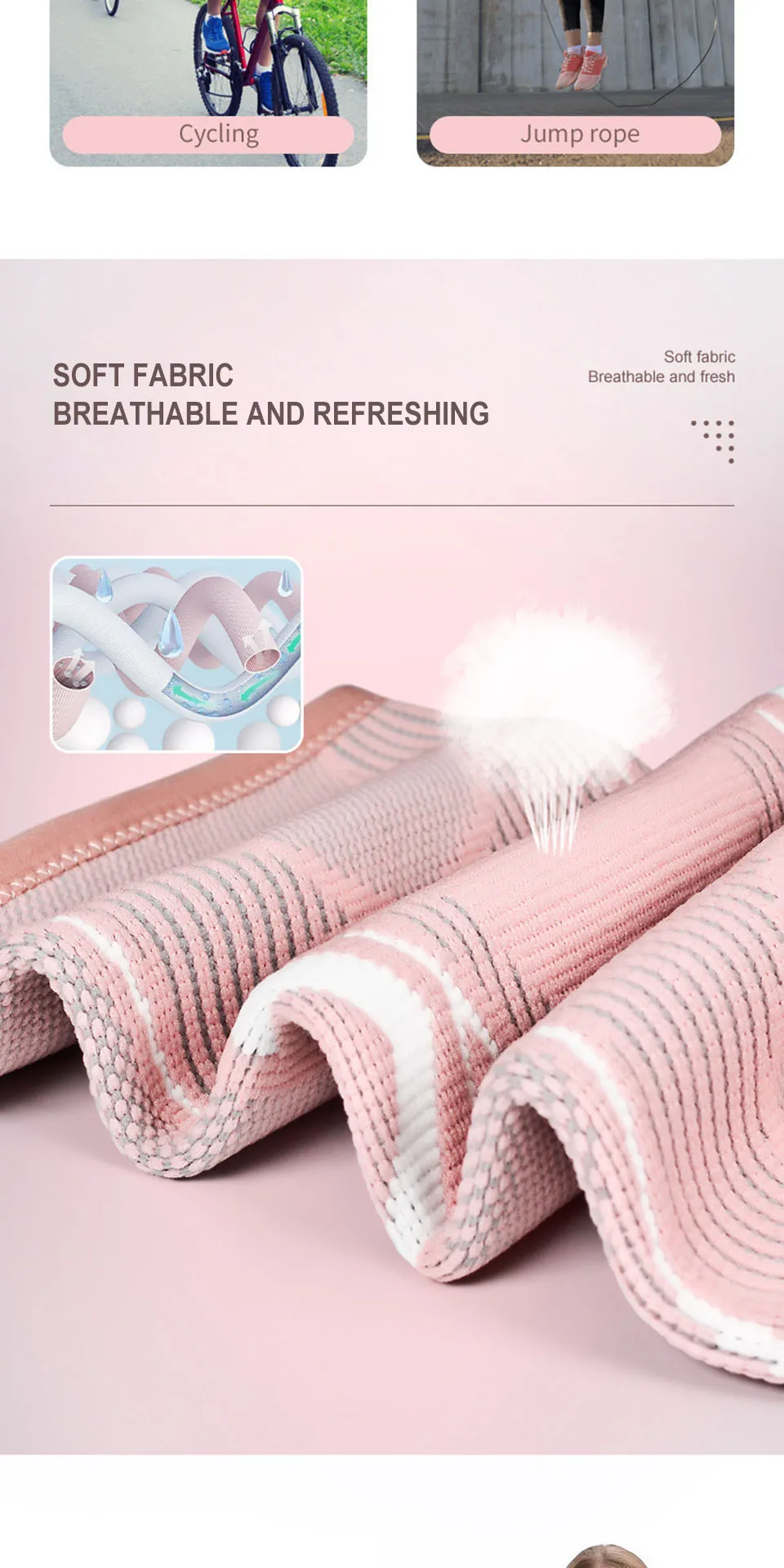 AOLIKES 1PCS Kniebandage Unterstützung für Arthritis Gelenk Nylon Sport Fitness Kompression Ärmeln Knieschoner Radfahren Laufen Schutz – Detail 6