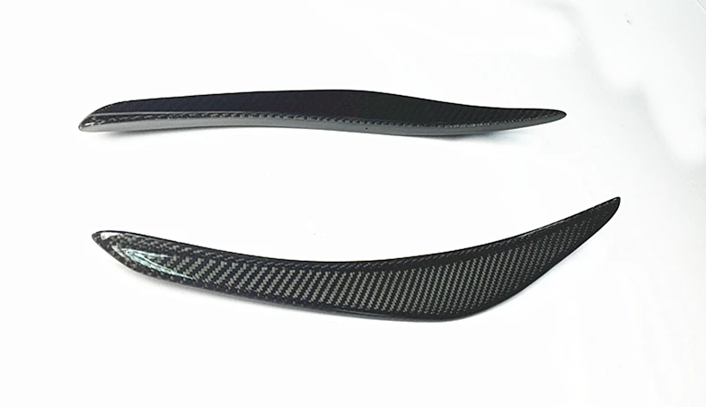 09-15 For Audi R8 V8 V10 Carbon fiber front bumper canards winglets 1 PAIR