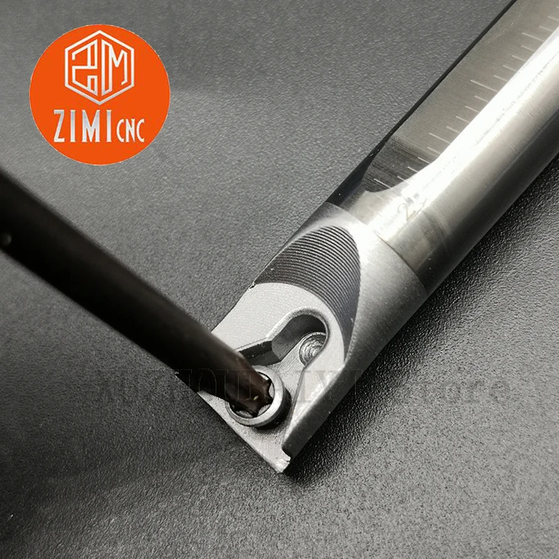 Eixo de perfuração antivibração, eixo fino de giro pequeno, extendido, furo interno, cnc, c10k/c12m, stfpr11/09 c10k