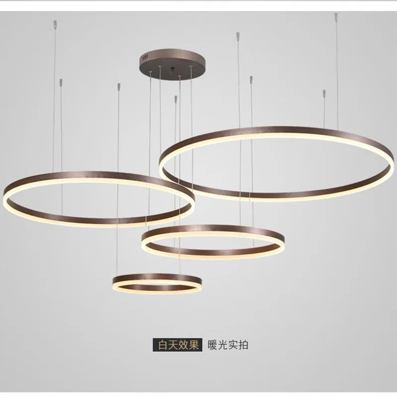 

Modern Led Chandelier Gold Ring Ceiling Chandelier for Living Room Bedroom Room Decoration Lights Indoor Lighting Hanging Lamp