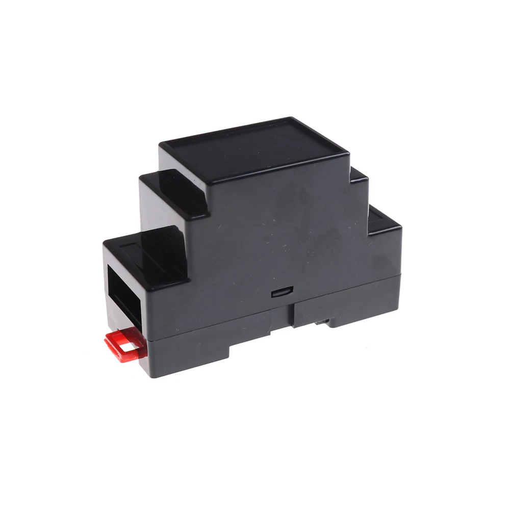 1PC DIN Rail PLC Junction Box Plastic Electronics Box Project Case 88x37x59mm/100*60*25mm High Quality